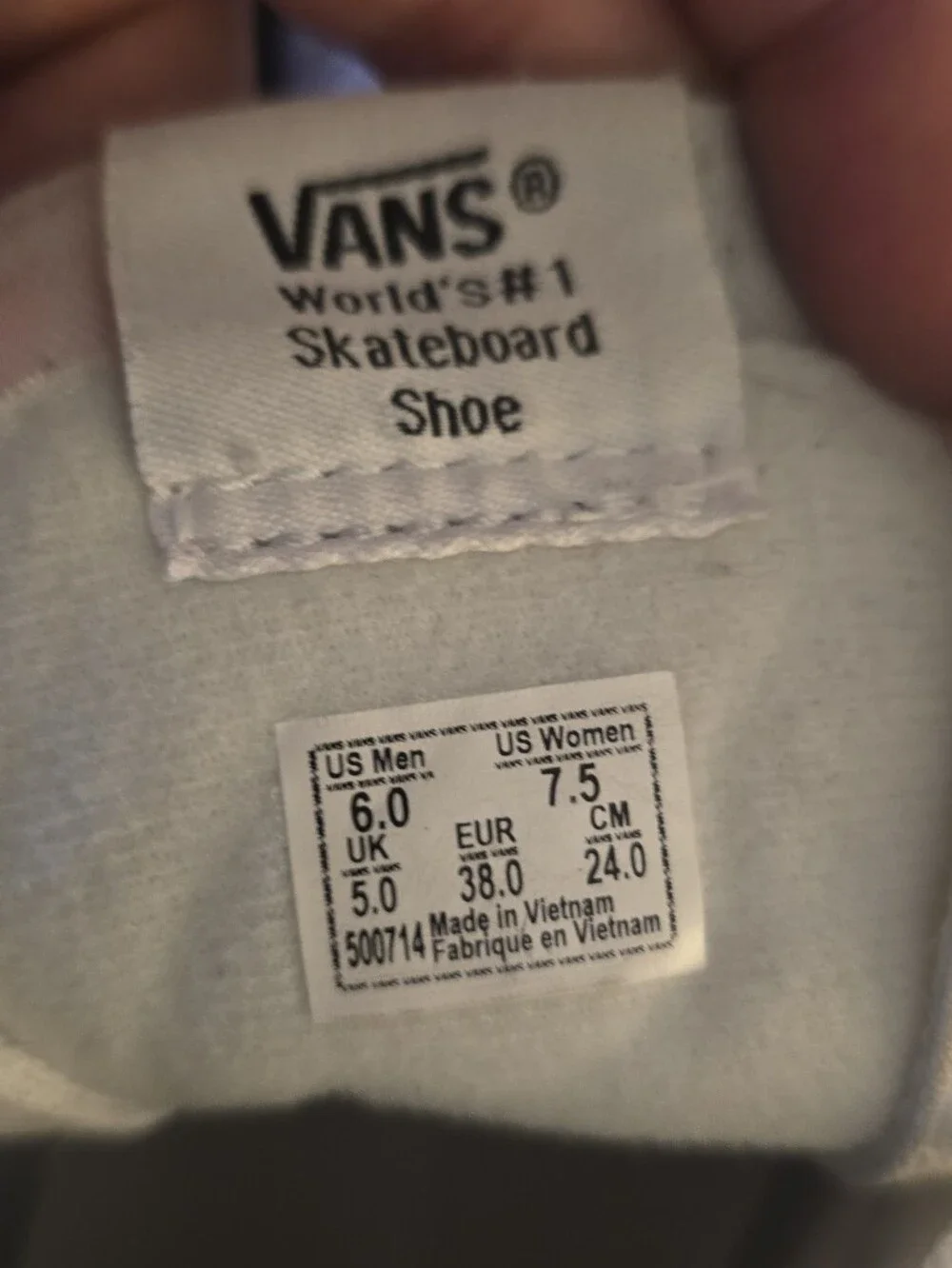 Vans Sk8-Hi White High-Top Sneakers With Light Blue Detail